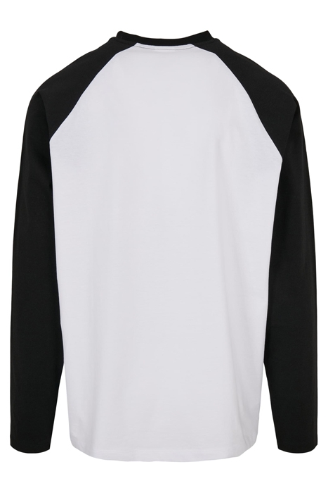 ORGANIC OVERSIZED RAGLAN LONGSLEEVE WHITE/BLACK 5