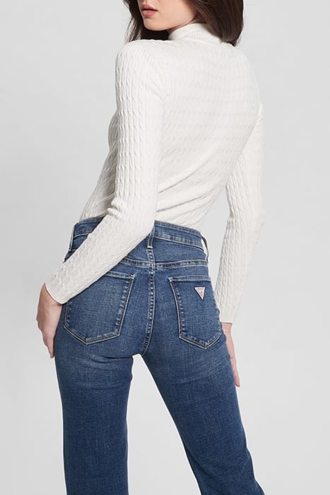 LS MOCK NECK CABLE N DOVE WHITE 2