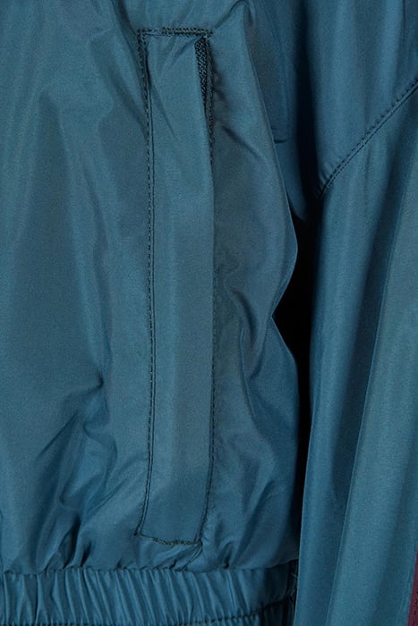 LADIES STARTER COLORBLOCK PULL OVER JACKET DARKVIOLET/TEAL 6