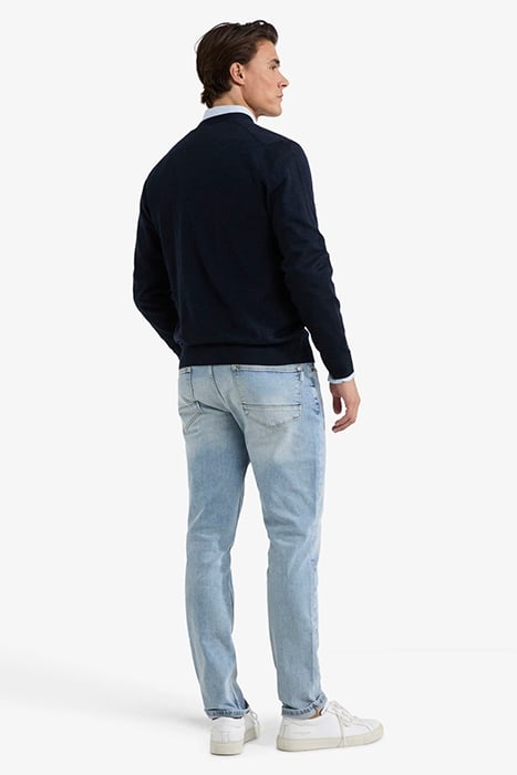 FINE MERINO CLASSIC CARDIGAN NAVY 3