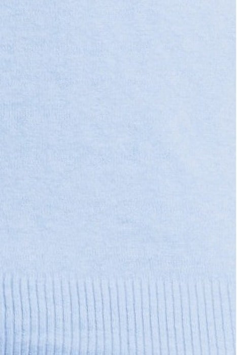 COTTON MERINO CREW JUMPER LIGHT BLUE 5