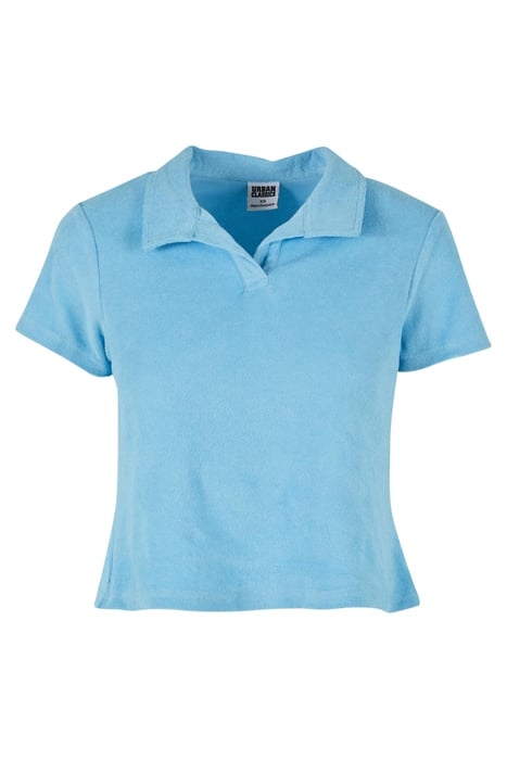 LADIES TOWEL POLO TEE BALTICBLUE 4