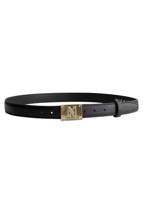 BREST LEATHER HIP BELT BLACK/GOLD 1