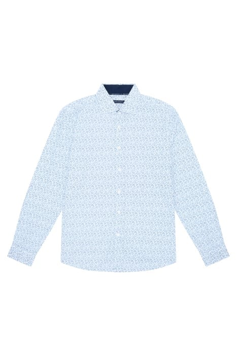 DAISY FLORAL LONG SLEEVE SHIRT WHITE 1