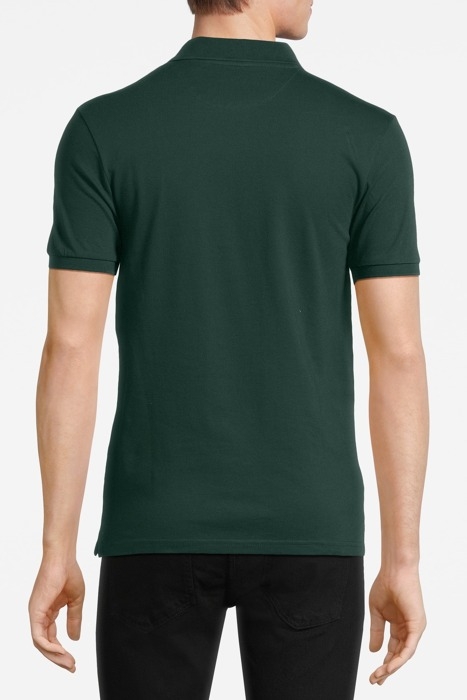 PLAIN POLO SHIRT DARK GREEN 2