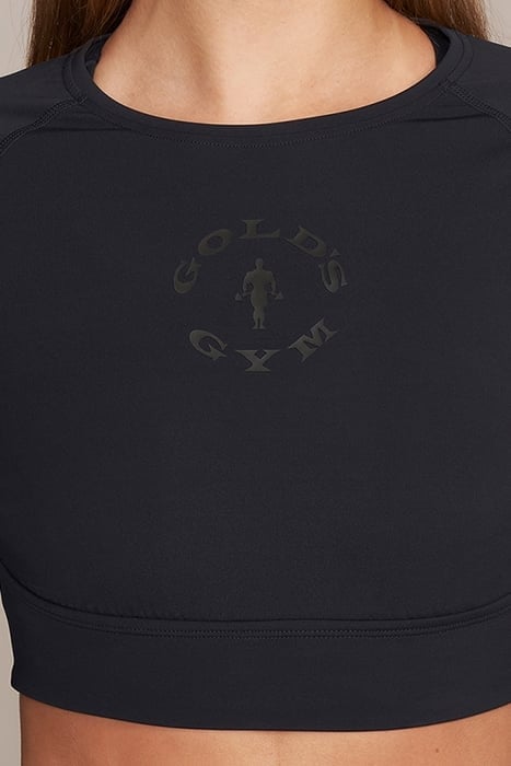 HELEN - WOMEN'S CROPPED LONGSLEEVE TOP BLACK 4