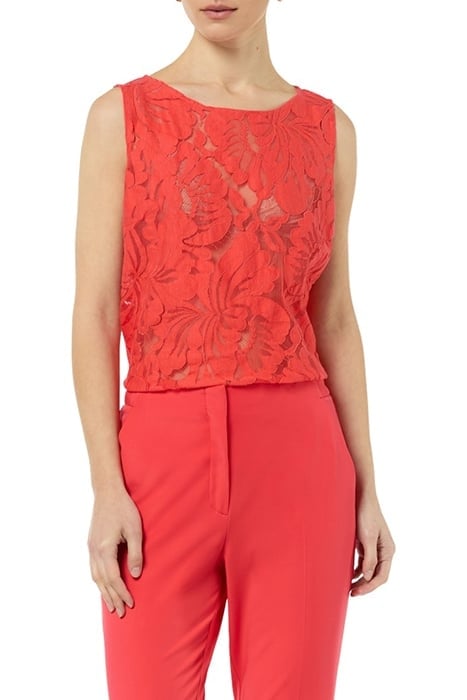 COMMA BLOUSES SLEEVELESS PINK 1