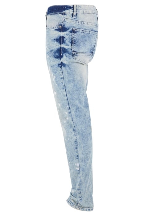 STRETCH SIGNATURE DENIM LT. SAND SPLATTER 3