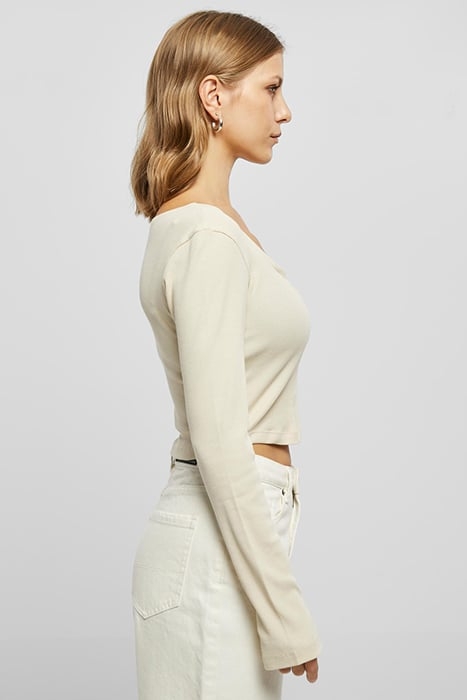 LADIES SHORT RIB CORSAGE LONGSLEEVE SOFTSEAGRASS 7