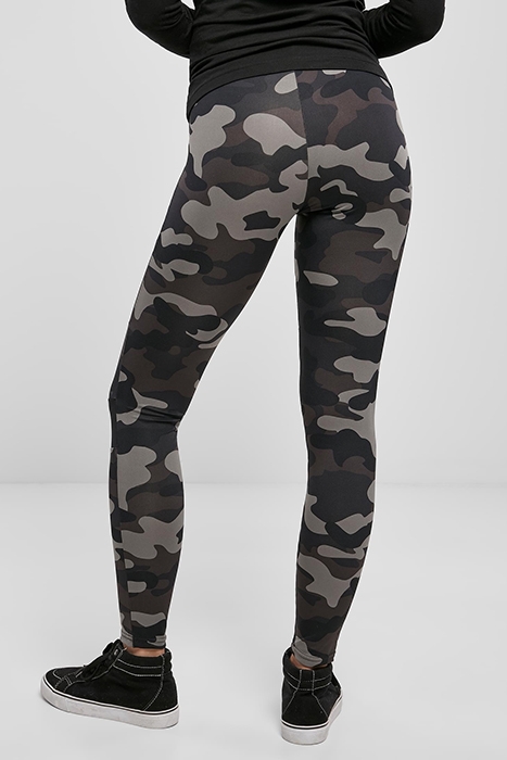 LADIES CAMO TECH MESH LEGGINGS DARKCAMO/BLK 2