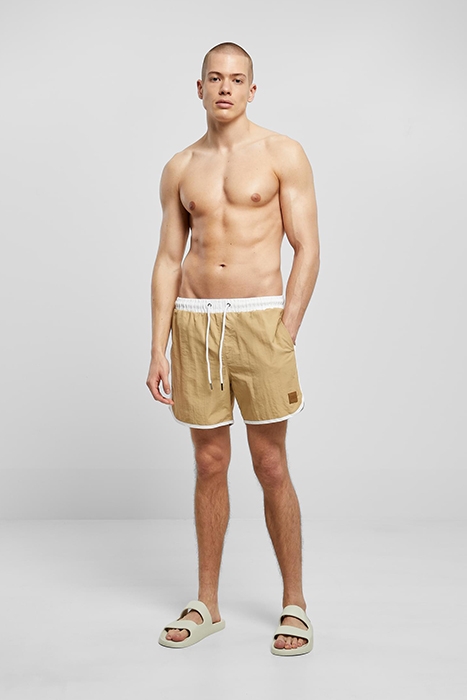 RETRO SWIMSHORTS WHITE/UNIONBEIGE 3