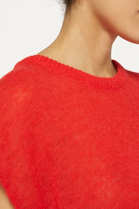 TEE THIN KNIT POPPY RED 6