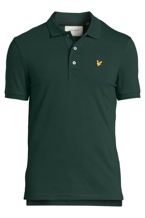 PLAIN POLO SHIRT DARK GREEN 3