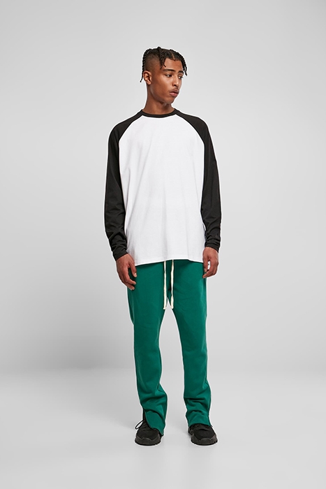 ORGANIC OVERSIZED RAGLAN LONGSLEEVE WHITE/BLACK 3