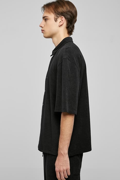 BOXY TOWEL SHIRT BLACK 6