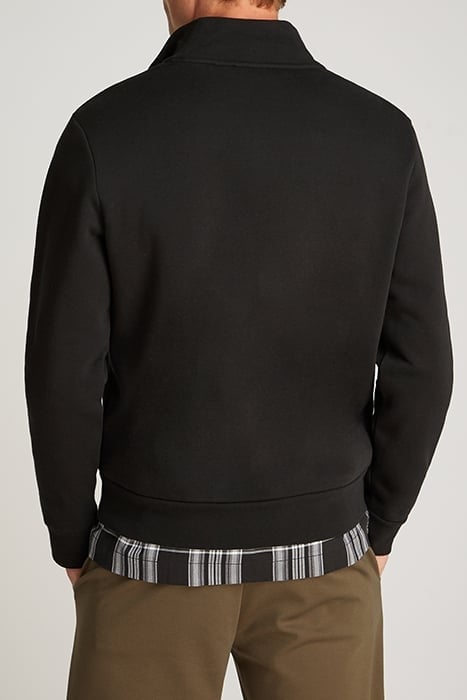 NY CHEST BOX LOGO Q-ZIP CK BLACK 2