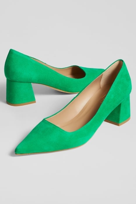 SLOANE POINTED PUMP EDEN GREEN 3