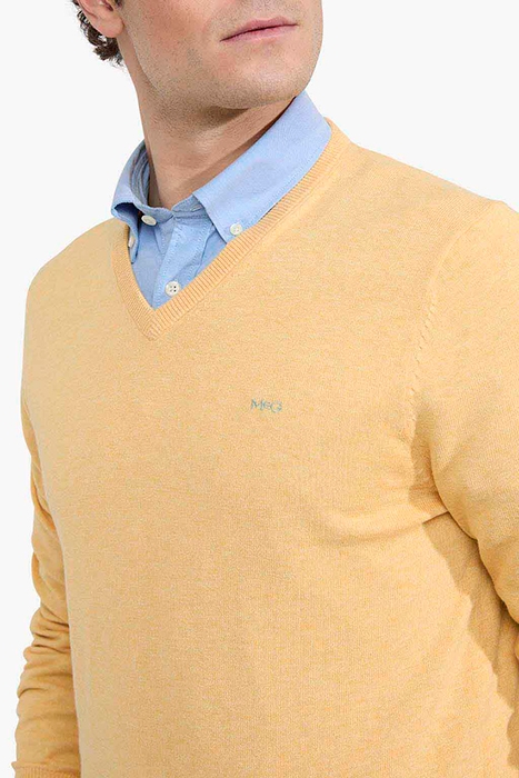 V-NECK SWEATER LEMON YELLOW 6