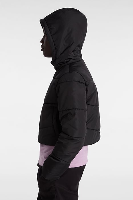 MTE FOUNDRY CROP HOODED PUFF GR BLACK 6