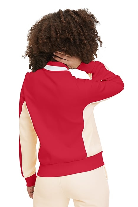 SETTANTA TRACK JACKET TRUE RED-ANTIQUE WHITE 2