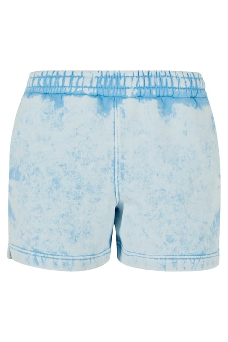 LADIES TOWEL WASHED SWEAT SHORTS BALTICBLUE 4