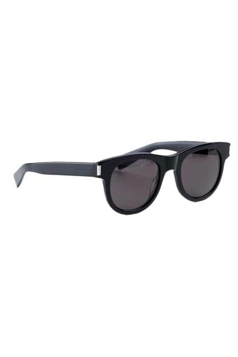 SAINT LAURENT – SL 571 ROUND FRAME UNISEX SUNGLASSES BLACK 1