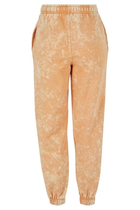 LADIES TOWEL WASHED SWEAT PANTS PALEORANGE 5