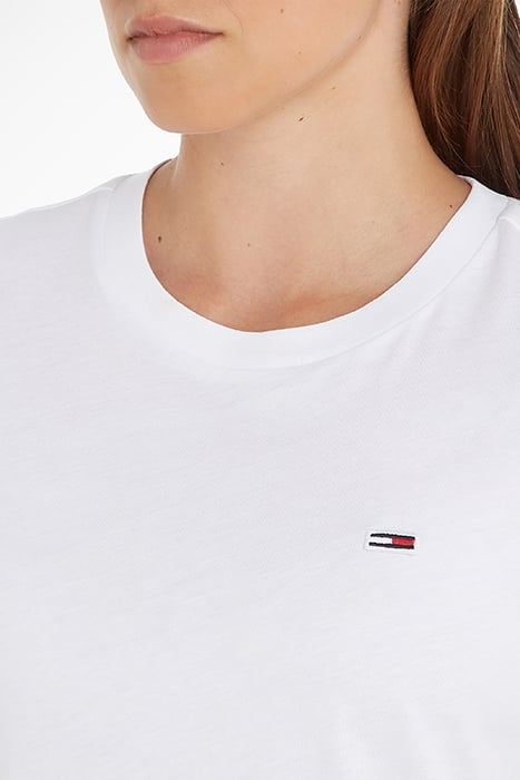 TOMMY HILFIGER TJW REGULAR FIT CREWNECK T-SHIRT, WHITE 5