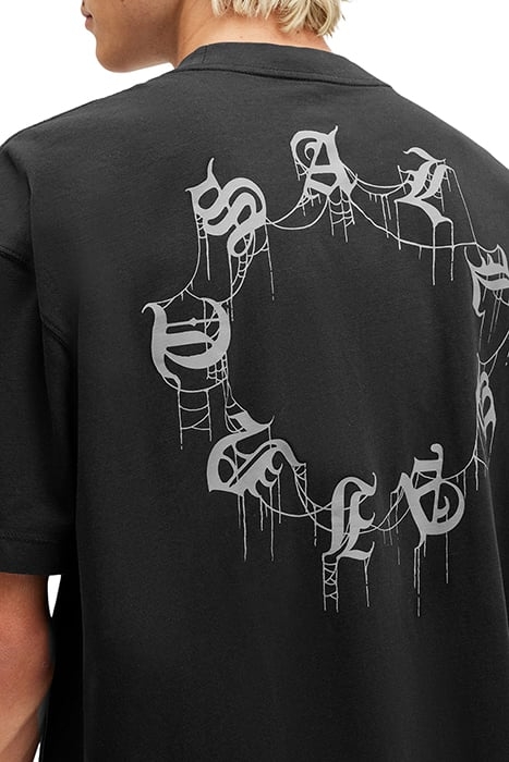 CRYPTIERRA SS CREW WASHED BLACK 6