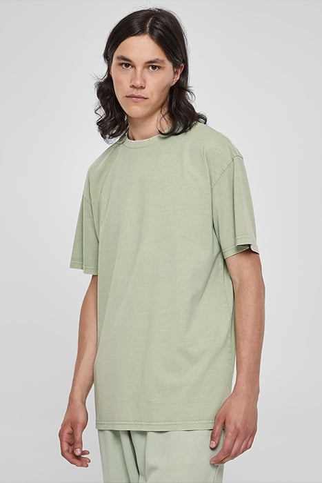 HEAVY OVERSIZED ACID WASH TEE VINTAGEGREEN 1
