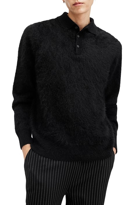 ABEL LS POLO BLACK 1