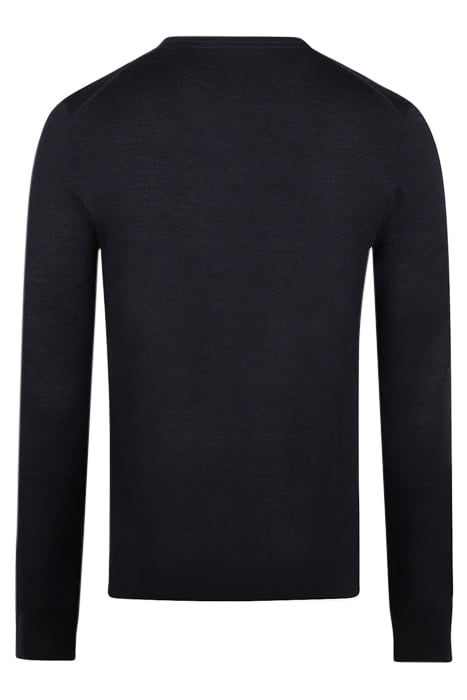 FINE MERINO V-NECK SWEATER NAVY 5