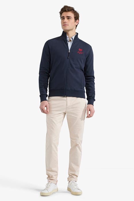 ZIP THRU CARDIGAN NAVY 2