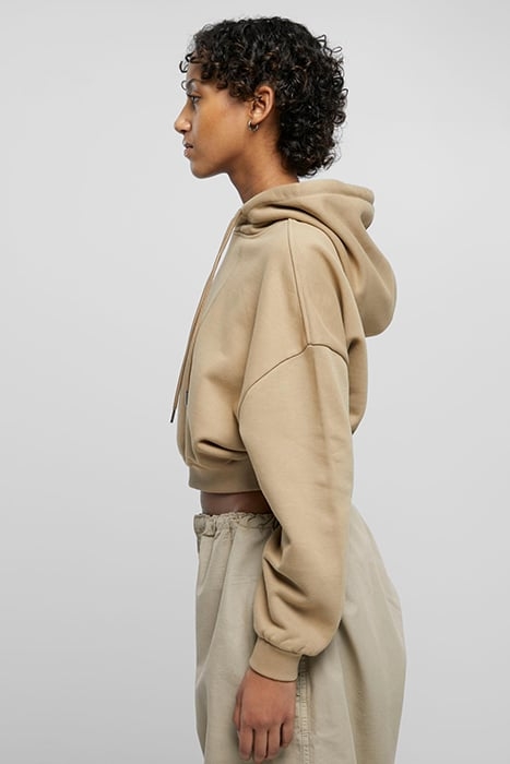 LADIES CROPPED HEAVY HOODY WARMSAND 6