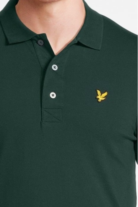 PLAIN POLO SHIRT DARK GREEN 4