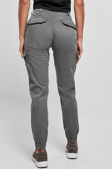 LADIES HIGH WAIST CARGO PANTS LIGHTSHADOW 2