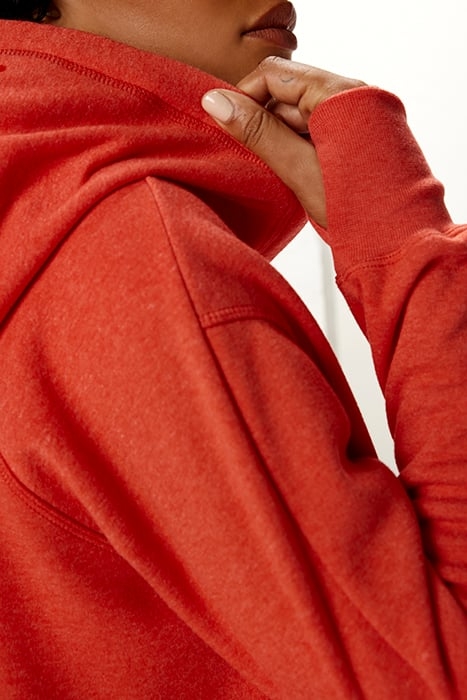 CROPPED HOODIE POPPY RED 7