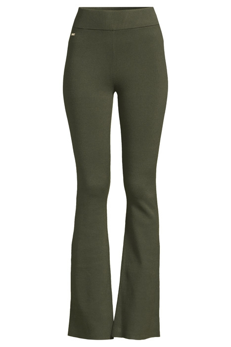 OLLY FLARED PANTS DEEP MOSS 3