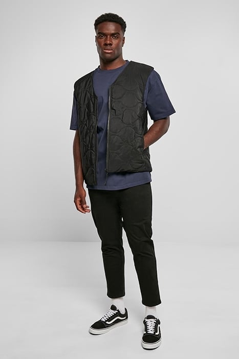 ZIPPED GILET BLACK 3