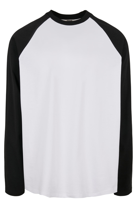 ORGANIC OVERSIZED RAGLAN LONGSLEEVE WHITE/BLACK 4