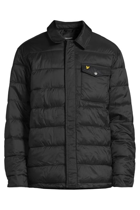 WADDED COLLARED JACKET JET BLACK 3