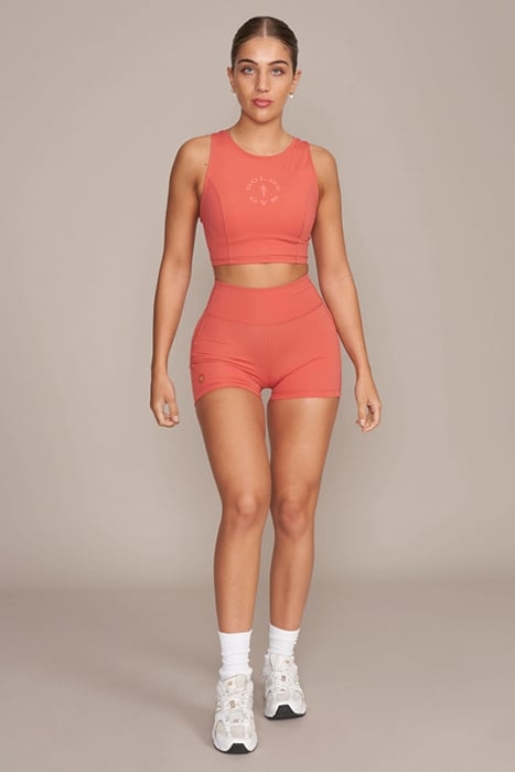 LAURA - WOMEN'S CROPPED SLEEVELESS TOP RED 3