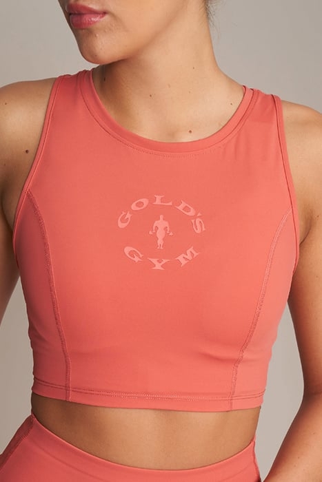 LAURA - WOMEN'S CROPPED SLEEVELESS TOP RED 4