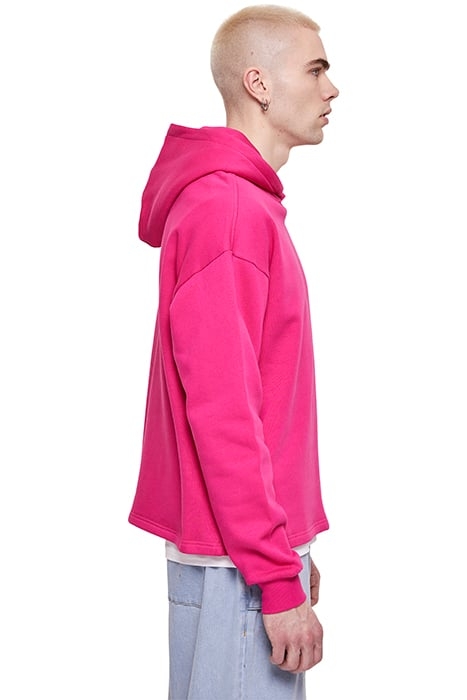 ORGANIC LOOSE HOODY HIBISKUSPINK 5