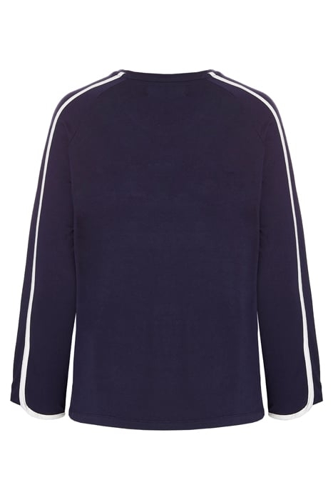 NW TOP TSHIRT LS HEATHER BLUE 2