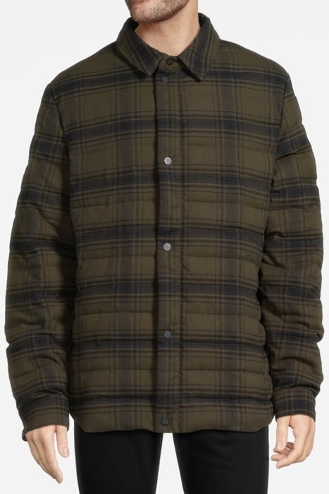 CLASSIC QUILTED WOOL-BLEND SHIRT JACKET COMBO A 1