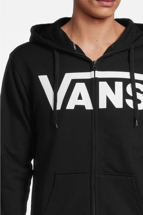 MN VANS CLASSIC ZIP HOODIE II BLACK/WHITE 4