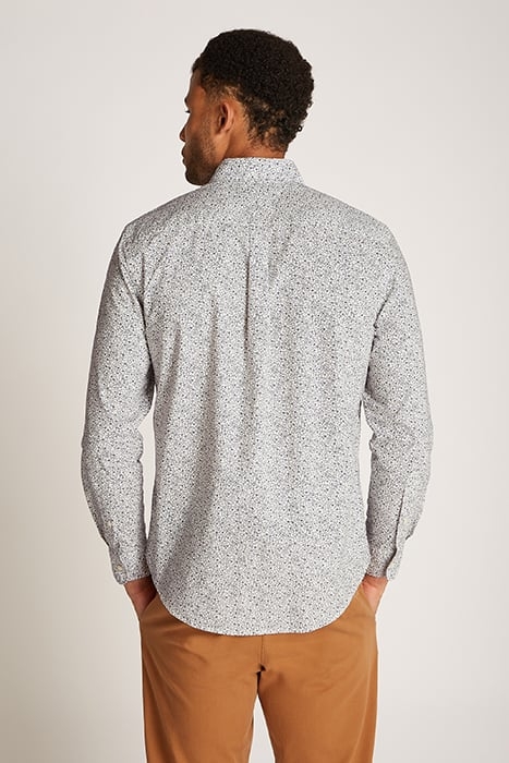 SLIM FIT CASUAL SHIRT IVORY PETAL NIGHT SKY 2