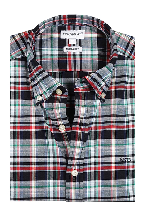 SUMMER CHECK SHIRT NAVY 3