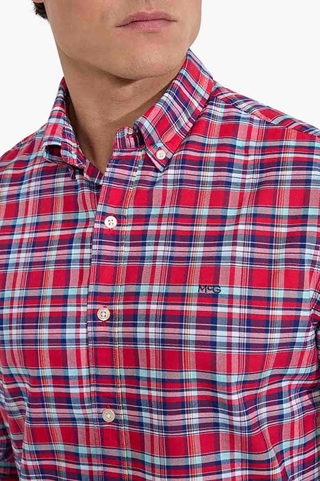 SUMMER CHECK SHIRT RED 6